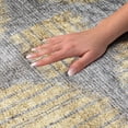 thumbnail image 3 of Addison Rugs Dream Shag Premium Machine Washable Transitional Geo, Circles Gilded Round Rug, 8' x 8', 3 of 8