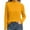 Yellow, variant on Women's Ribbed Knit Turtleneck Sweater 2025, Fall Winter Slim Fit Long Sleeve Pullover Top, Stretchy Comfortable Basic Layering Piece for Daily Wear, Office, Dating and Vacation Outfits Brown L
