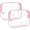 Angelic Pink, variant on Clear Toiletry Bag, TSA Approved Travel Toiletry Bag Carry On Travel Accessories Bag Airport Airline Quart Size Bags water-resistant Makeup Bag for Women Active Black-with handle+180° open,2 Pack