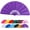 Purple, variant on Tingzi Large Clacking Fans for Line Dancing, Clack Fans for Line Dancing, Snap, for Popping Fan, Foldable Line Dance