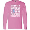 thumbnail image 3 of Inktastic ALS Awareness Strength Courage Support Long Sleeve T-Shirt, 3 of 5