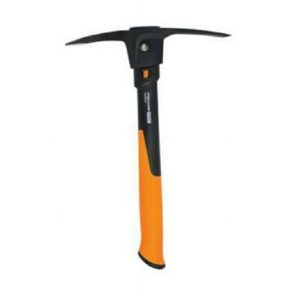 Fiskars Pro IsoCore Pick 14-inches, Soft-Grip Handle, Steel Head