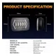 thumbnail image 4 of 5x7'' Faro Rectangular H4 Lupa Led Alto Bajo Beam Jeep/moto, 4 of 6