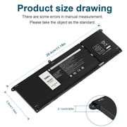 15V 54WH V6W33 Battery for Dell Inspiron 3510 3511 3515 5310 5410 5418 5510 5515 5518 Latitude 3320 3330 3420 3520 Vostro 3510 3515 3511 3525 5310 5510 5410 5620 Series G91J0 TN70C 15V