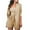 Beige, variant on Meichang Women's 3 Piece Outfits Set Bow Knot Shorts Fall Long Sleeve Blazer Jacket with Cropped Vest Casual Solid Suits for Work