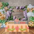 thumbnail image 3 of Hanging Flowers r Wood Backdrop Wood Spring Party Home rations Background Product Photography Studio Wallpaper, 3 of 8