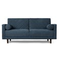 thumbnail image 2 of Sofá Cama De Velvet Olivo Beehive Memory Foam Modelo Calandra, 2 of 8