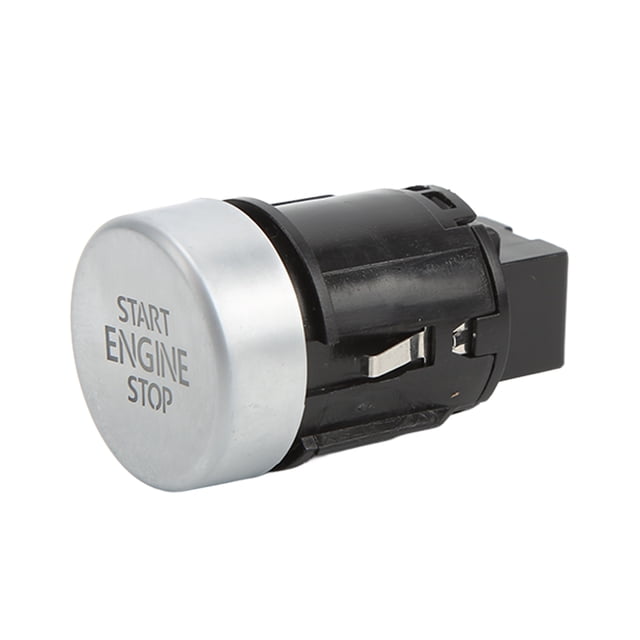 Botón de arranque y parada de motor de coche, reparación de mantenimiento de plástico ABS redondo 5N0959839