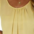thumbnail image 3 of Vestido Formal Largo Impreso de Gasa Suelta con Cuello Redondo Y Bolsillos de Parche, Vestido Casual Largo para las Mujeres Primavera Verano, 3 of 8