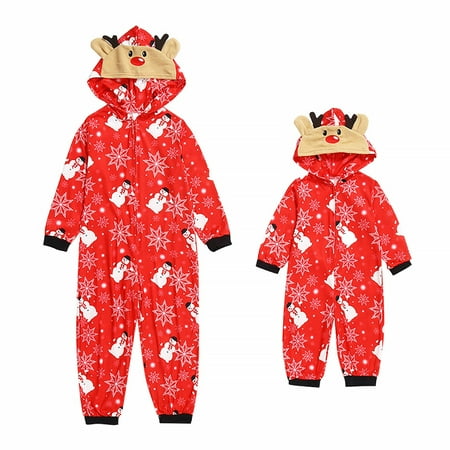 

KEJIG High Waisted Dress Pants For Women Kid Child Snowman Hood Romper Jumpsuit Family Pajamas Sleepwear Christmas Outfit