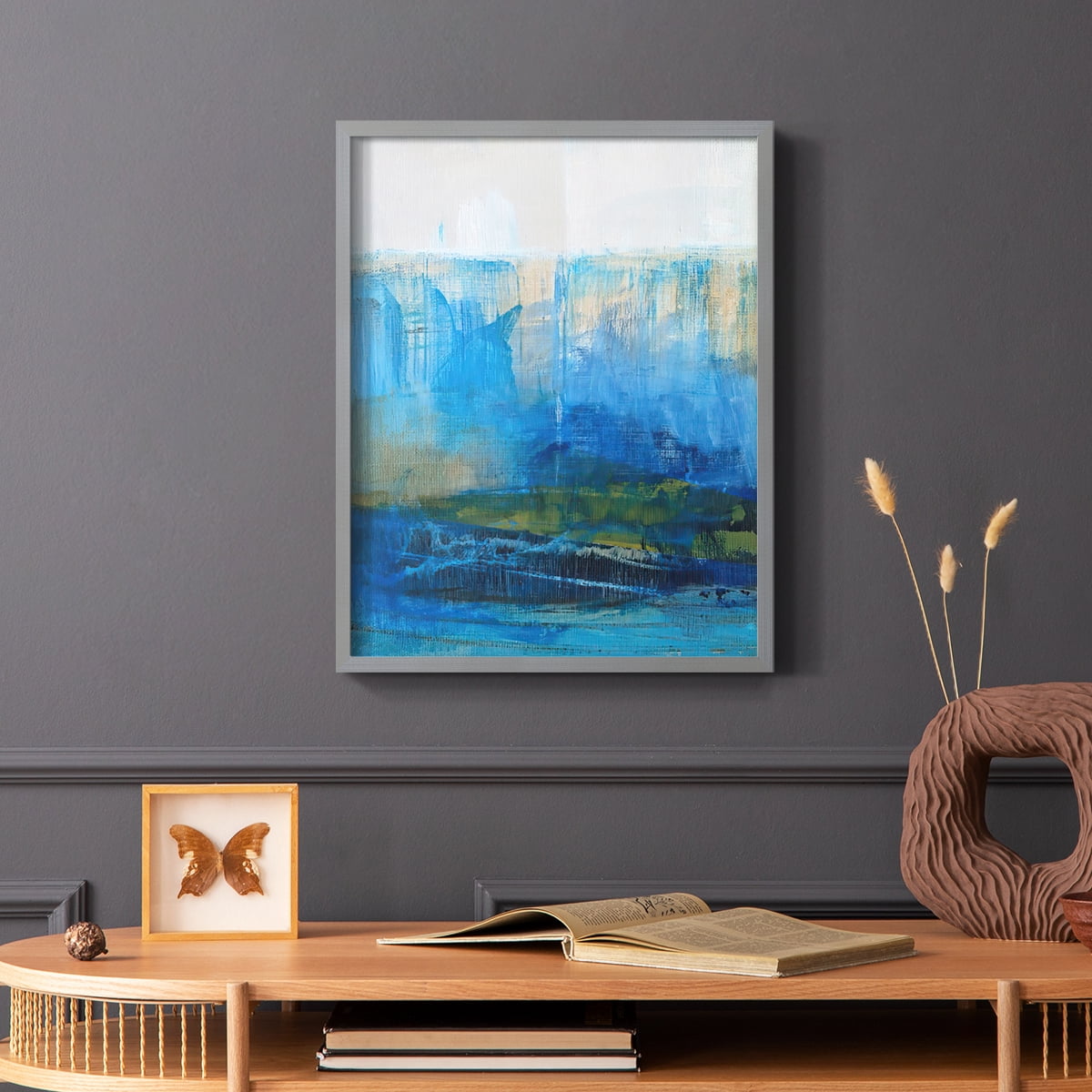 Bay Walk II in Paper Solid Wood 16 x 20 Framed Print