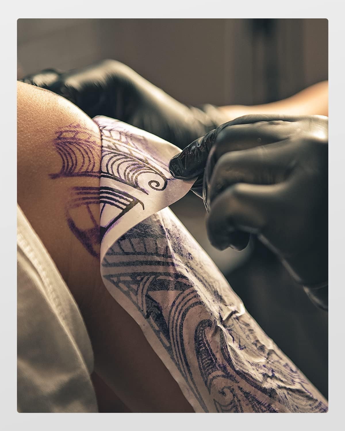 150 Sheets Tattoo Transfer Paper, Compatible with Itari M08F/TP81/TP83/A886/TP88 Printer & Tattoo Supplies, A4 Size Stencil Paper for Tattooing