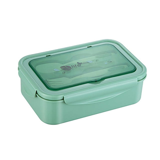 Microwave Oven Heating Special Lunch Box Japanese-Style Lunch Box Divided Student Adult Rectangular Single Plastic Lunch Box