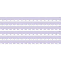 Teacher Created Resources Lavender Scalloped Border Trim, 35 Feet Per Pack, 6 Packs