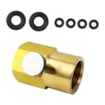 thumbnail image 4 of twisto CO2 Cylinder Refill Adapter Soda Bottle Accessories Replacement Quick Connect Connector Kit Brass Construction Easy Operate Suitable for Soda Maker Home Use TR21 4 to CGA320, 4 of 8