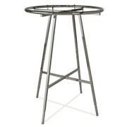 Econoco K52 Round Chrome Garment Rack, 36" diameter round hangrail, Adjustable Height