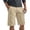BT46_Beige, variant on Men's Cargo Shorts Casual Classic Stretch Shorts with Pockets Summer Big and Tall Knee Length Pants Khaki 2XL