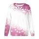 thumbnail image 4 of Jovati Fall Sweatshirts for Women,Women's Fashion Christmas Printing Hatless Long Sleeve Round Neck Sweater, 4 of 4