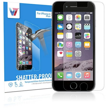 iPhone 6 plus V7 shatter-proof tempered glass screen