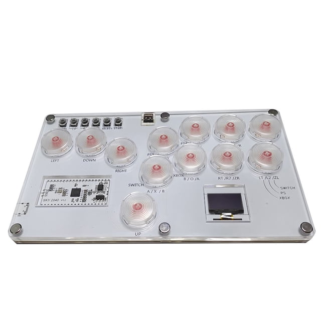 MesaSe Multifunctional Arcade Fighting Console with Mode Switching D-Pad Mode for Switch PC