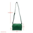thumbnail image 3 of Empire Cove Faux Leather Crossbody Bag Purse Shoulder Handbag Messenger Green, 3 of 4