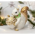 thumbnail image 2 of Holiday Squirrel Acorn Ceramic Salt and Pepper Shakers Christmas Thanksgiving Decor, 2 of 9