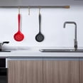 thumbnail image 6 of Food Grade Silicone Slotted Spoon 33cm High Heat Resistant Kitchen Utensil for Draining Oil and Water, 6 of 8