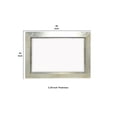 thumbnail image 5 of Contemporary Style Rectangular Wooden Frame Wall Mirror, Silver - Saltoro Sherpi, 5 of 5