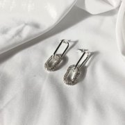 Stunning Cubic Hoops Dangle Earrings