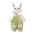 thumbnail image 1 of Diconna Costume de Lapin en Peluche pour Bébé, Manteau à Capuche à Manches Longues avec Boutons, Combinaison Chaude Rabbit, 1 of 9