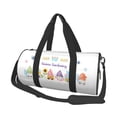 thumbnail image 1 of Fotbe Watercolor Gnome Garden Bolsa Deportiva de Lona Plegable con Estampado, Bolsa de Gimnasio con Bolsillo Seco/Húmedo, Bolsa de Viaje Ultraligera de Gran Capacidad, 1 of 6