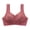 Wine bras, variant on pimelu Bras for Women Wireless Bras for Women Full Coverage Seamless Full Figure Bras Ladies Plus Size Open Closure Compression Push up Bralette Lace Bra