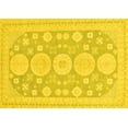 thumbnail image 1 of Ahgly Company Indoor Rectangle Oriental Yellow Traditional Area Rugs, 2' x 4', 1 of 4