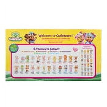 Cabbage Patch Kids Cutietown Figurines, 10 Pack of 3 Inch
