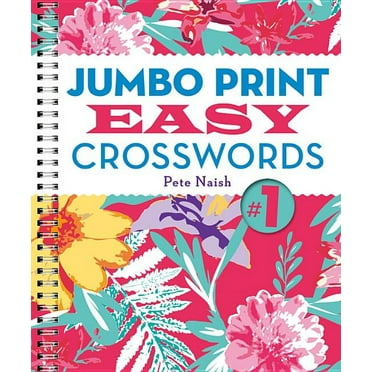 Easy Crossword Puzzles For Seniors: Super Fun Edition (Paperback ...