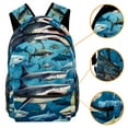 thumbnail image 3 of Lightweight Backpack Shark School Bag Travel Laptop Daypack for Men Women Casual Rucksack, 3 of 6