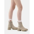 thumbnail image 6 of No Boundaries Women's Knit Chelsea Ankle Boots, Wide Width Available, 6 of 7