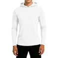 thumbnail image 2 of Zynoxe Hoodies for Men Relaxed Men's Long Sleeve T Shirt Breathable Quick Dry Mesh Pullover Hoodie Fashionable Solid Color Sports Base Top Versatile Sun Protection Hooded Top 2XL, 2 of 6