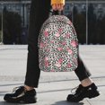 thumbnail image 2 of Easygdp Rose Mix Leopard 3 Mochila Ligera de 15 Pulgadas para Estudiantes, Mochila Cómoda para la Escuela y Viajes, Correas Ajustables, 2 of 6
