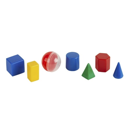 UPC: 0735854737474 | Office Depot Brand 1  Geometric Solids  Assorted Colors  Pre-K  Set Of 40 Pieces