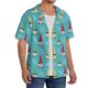 thumbnail image 2 of Fotbe Gnomes Holding Fruits Camisa Estampada de Manga Corta para Hombre, Casual de Verano, Estilo Playero, Sin Arrugas-Large, 2 of 5