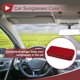 thumbnail image 2 of Estuche para gafas de sol de coche Unique Bargains Soporte universal para gafas de sol Arcilla, Piedras preciosas Rojo 17x7.5cm 1 Pcs, 2 of 7
