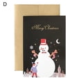 thumbnail image 4 of Tarjeta especial de Feliz Navidad con sobre tarjeta de felicitación de Navidad rectangular tarjeta de felicitación de Feliz Navidad, 4 of 4