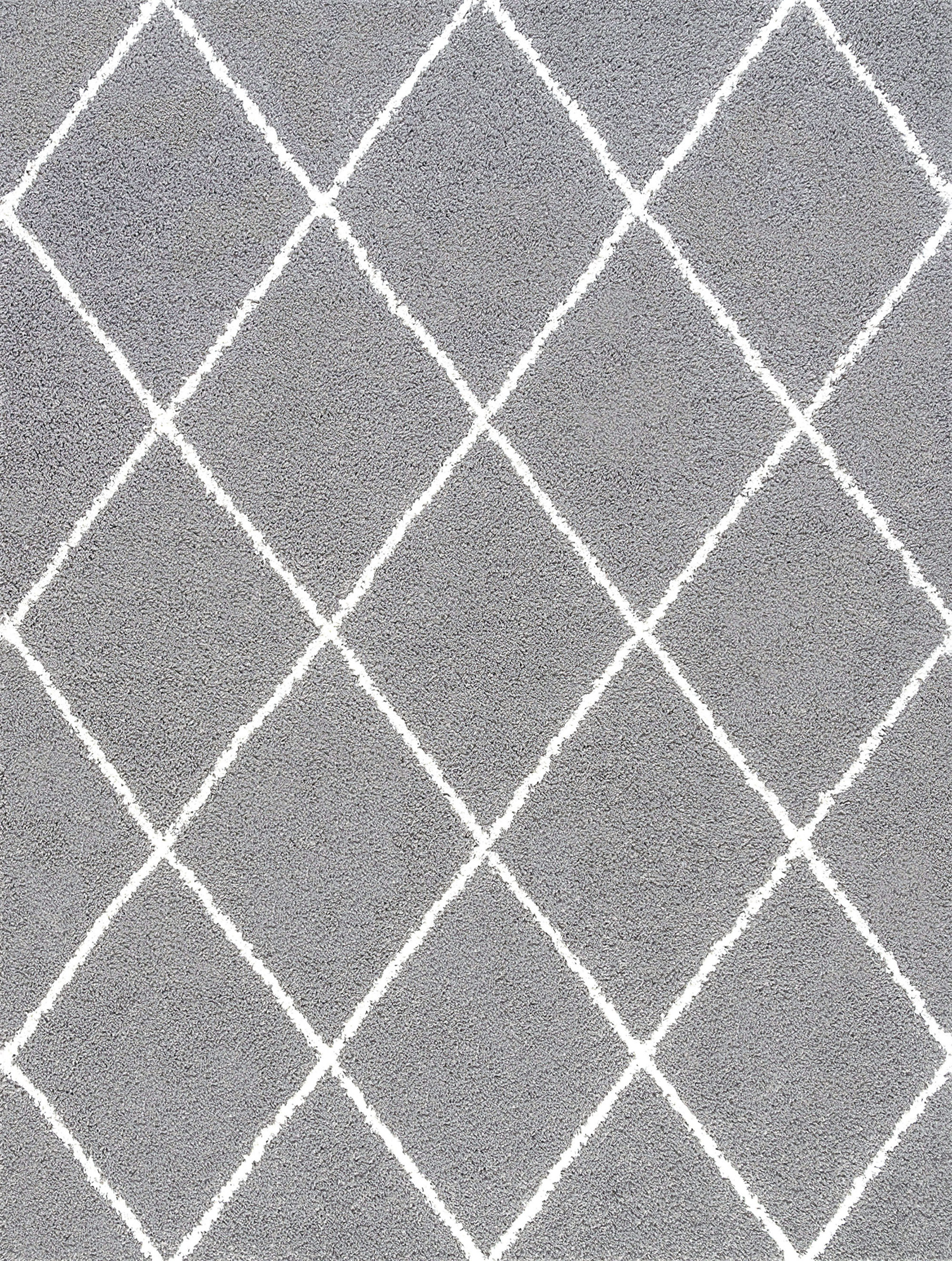 9x12 Modern Silver Large Area Rugs for Living Room | Bedroom Rug | Dining Room Rug | Indoor Entry or Entryway Rug | Kitchen Rug | Alfombras para Salas 8'9'' x 12'2''