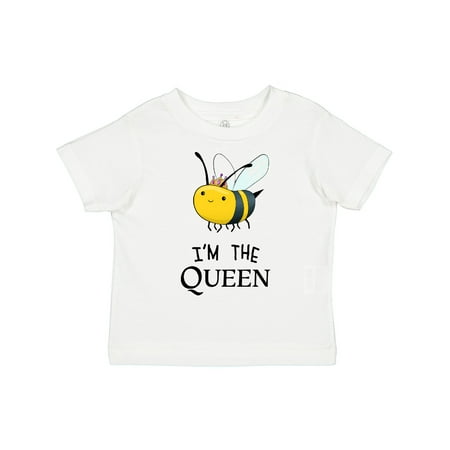 

Inktastic I m the Queen- Cute Queen Bee Gift Toddler Boy or Toddler Girl T-Shirt