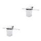 thumbnail image 3 of sweethay Stainless Steel Tea Infuser Portable Dual Reusable Cup with Anti-rust Strainer Handle Mug Washable Lid Foldable 7x7x8cm 2Conjunto, 3 of 6