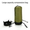 thumbnail image 3 of Frogued 8/15/25/35L Sleeping Bag Compression Sack Large Capacity Drawstring Ultralight Waterproof Adjustable Buckle More Storage Nylon Down Jacket Duvet Storage Stuff Bag for Outdoor (Royal Blue,L), 3 of 13