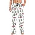 thumbnail image 5 of Men's Pajama Pants Christmas Tree on Truck Cotton Long Sleepwear Lounge Pants XL, 5 of 7