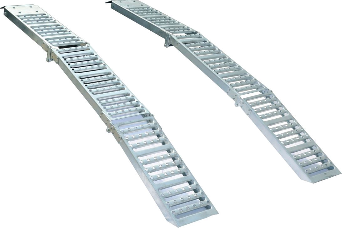 One Pair of Maxi Trac TriFold Galvanized Steel Ramps for ATVs