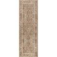 thumbnail image 5 of Nuloom Hillstone Collection Traditional Vintage Medallion Area Rug, 2' 8" x 8', Runner, Mariposa Light Brown, 5 of 7